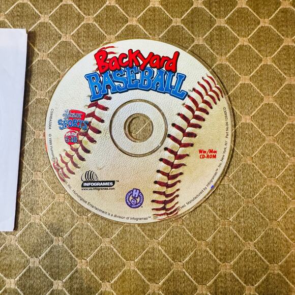 Backyard Baseball PC CD-Rom 1999, Humongous Computer Game Tested & Working - Picture 1 of 5